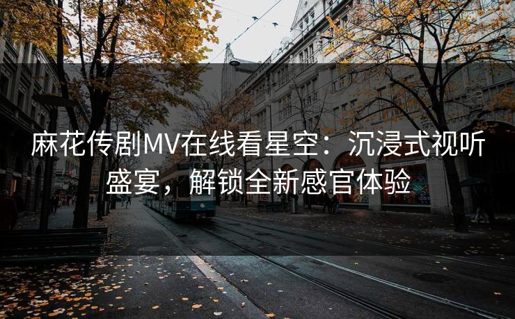 麻花传剧MV在线看星空:沉浸式视听盛宴,解锁全新感官体验 麻花传剧MV在线看星空:沉浸式视听盛宴,解锁全新感官体验